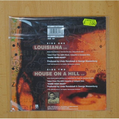 AARON NEVILLE - LOUISIANA / HOUSE ON A HILL - SINGLE