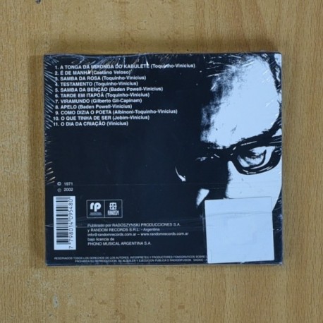 VINICIUS / BETHANIA / TOQUINHO - EN MAR DE PLATA - CD