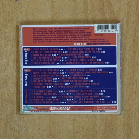 IRONING BOARD SAM - MUSIC MAKER - CD