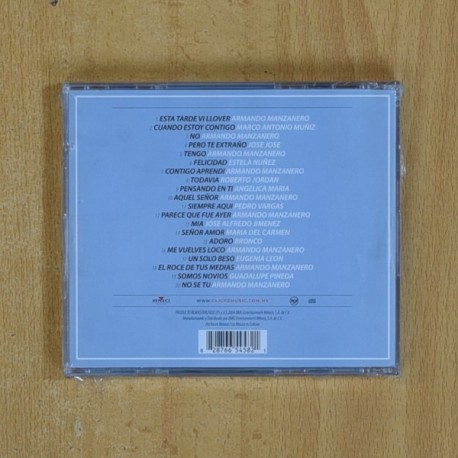ARMANDO MANZANERO - SU VOZ SUS CANCIONES Y SUS MEJORES INTERPRETES - CD