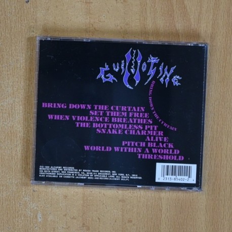 GUILLOTINE - BRING DOWN THE CURTAIN - CD
