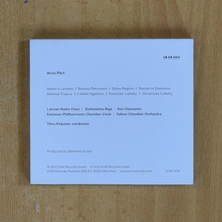 ARCO PART - ADAMS LAMENT - CD