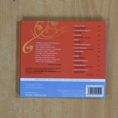 NESMA - DEL NILO AL GUADALQUIVIR - CD