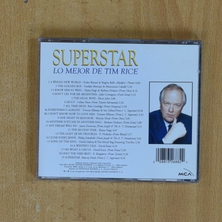 TIM RICE - SUPERSTAR - CD
