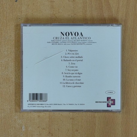 NOVOA - CRUZA EL ATLANTICO - CD
