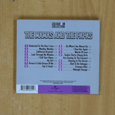 THE MAMAS AND THE PAPAS - THE MAMAS AND THE PAPAS - CD
