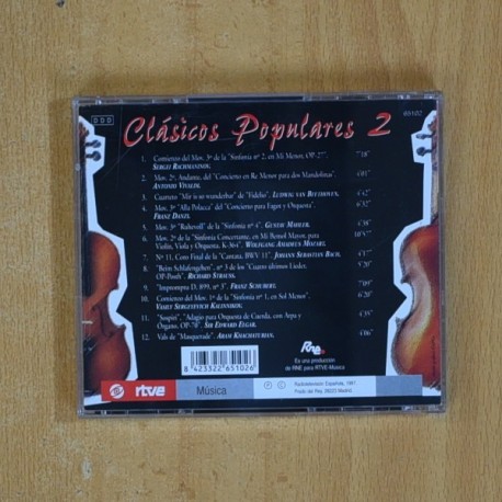 VARIOS - CLASICOS POPULARES 2 - CD