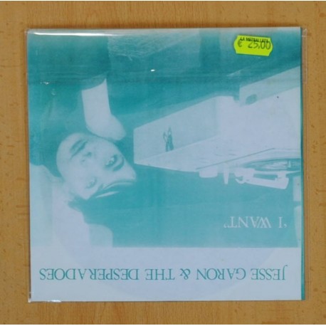 LOS VEGETALES / JESSE GARON & THE DESPERADOES - GALLINAS GIGANTES CON METRALLETA / I WANT - FLEXI DISCO - SINGLE