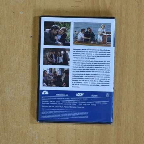 CASSANDRAS DREAM - DVD