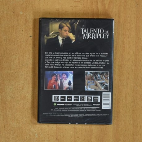 EL TALENTO DE MR RIPLEY - DVD