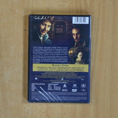 SHAKESPEARE IN LOVE - DVD