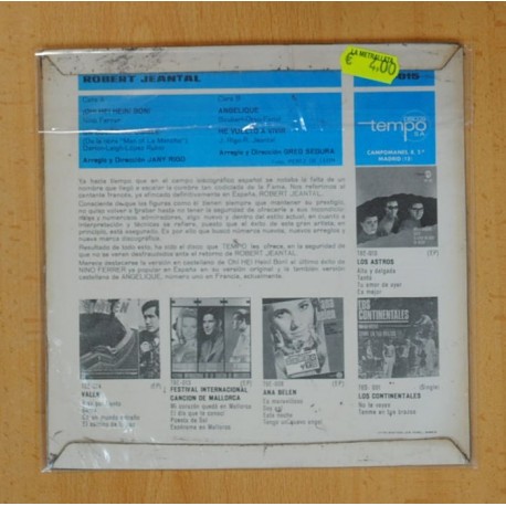 ROBERT JEANTAL - OH! HE! HEIN! BON! + 3 - EP