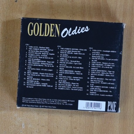 VARIOS - GOLDEN OLDIES VOL 2 - 3 CD