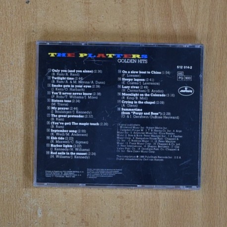 THE PLATTERS - GOLDEN HITS - CD
