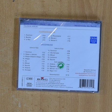HANDEL - MAISTERWERKE DES BAROCK - CD