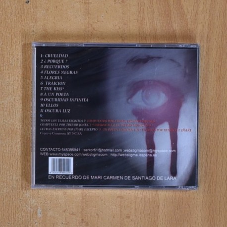 STIGMA - FLORES NEGRAS - CD