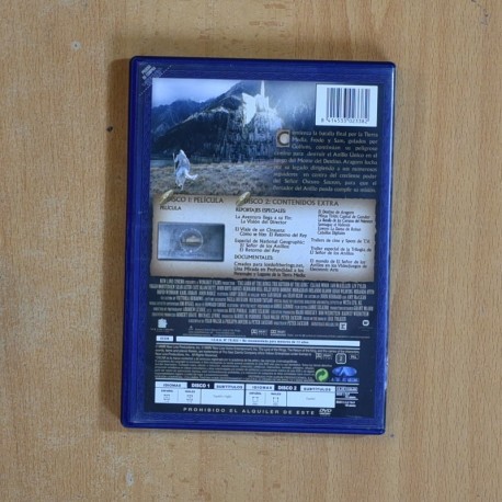EL SEÃOR DE LOS ANILLOS EL RETORNO DEL REY - DVD