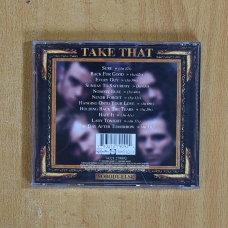 TAKE THAT - NOBODY ELSE - CD