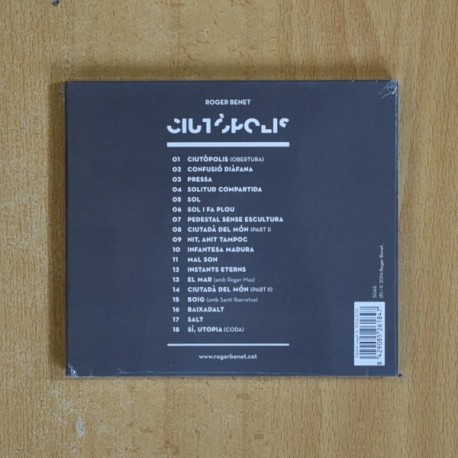 ROGER BENET - CIUTOPOLIS - CD