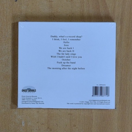 HAPPY NEW YEAR - THE MORNING AFTER THE NIGHT BEFORE - CD