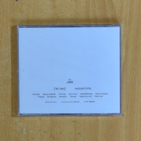 AUTOFICCION - AUTOFICCION - CD