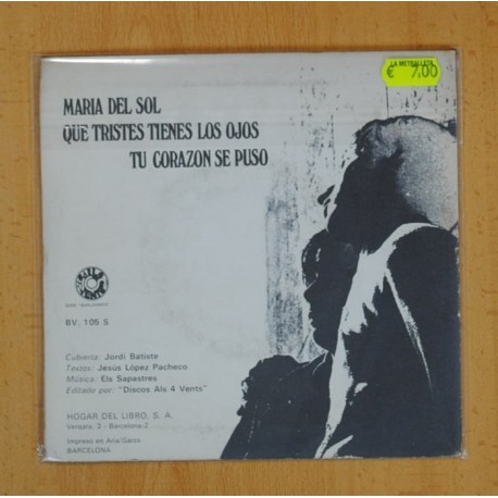 SAPASTRES - CANCIONES DEL AMOR PROHIBIDO + 3 - EP