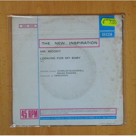 THE NEW INSPIRATION - MR. MOODY / LOOKING FOR MY BABY - SINGLE