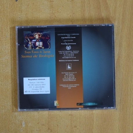VARIOS - SANTO TOMAS DE AQUINO SUMA DE TEOLOGIA - CD