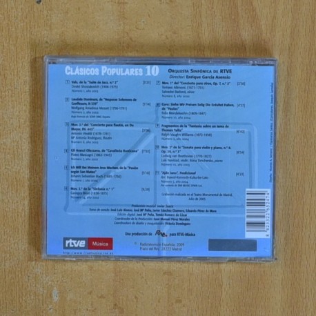 VARIOS - CLASICOS POPULARES 10 - CD