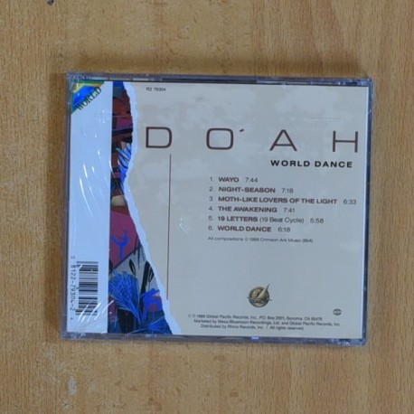 DOAH - WORLD DANCE - CD