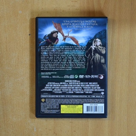 HARRY POTTER Y EL CALIZ DE FUEGO - DVD