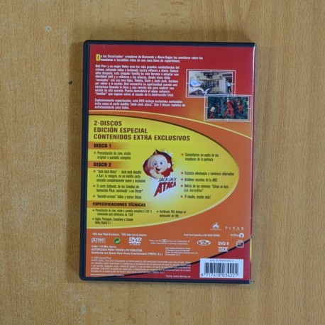 LOS INCREIBLES - DVD