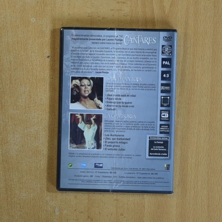 CANTARES ISABEL PANTOJA + LA CAMBORIA - DVD