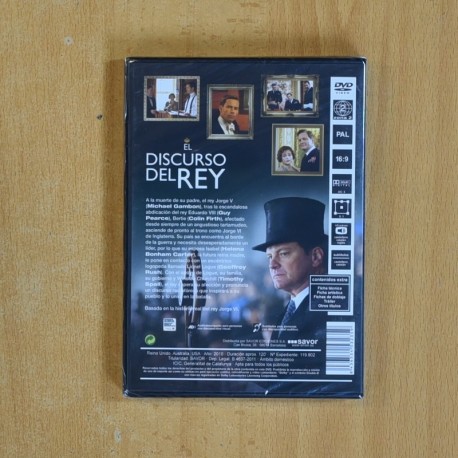 EL DISCURSO DEL REY - DVD