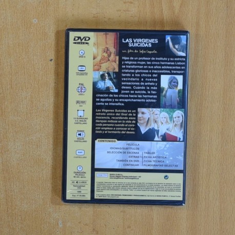 LAS VIRGENES SUICIDAS - DVD