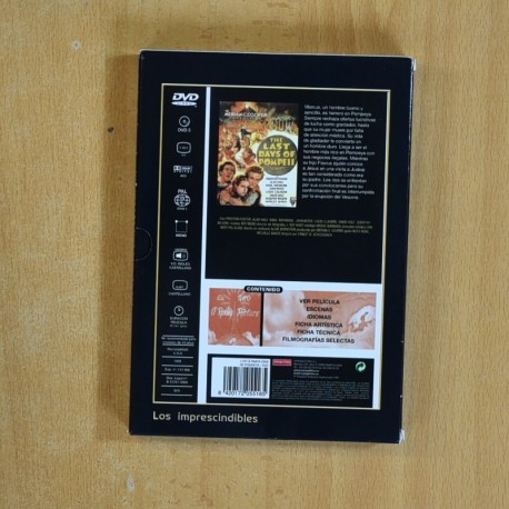 LOS ULTIMOS DIAS DE POMPEYA - DVD