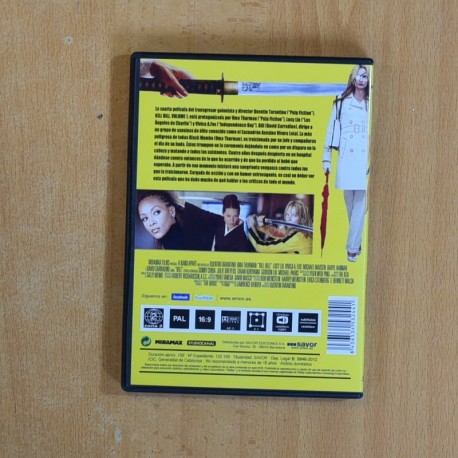 KILL BILL VOLUMEN 1 - DVD
