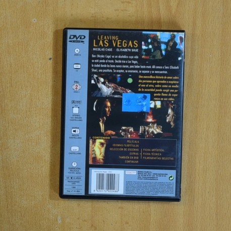 LEAVING LAS VEGAS - DVD