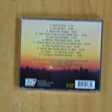 BUDDY HODGES - WHERE THE EAGLES FLIES - CD