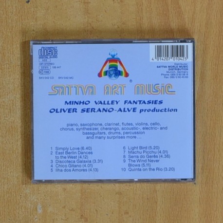 OLIVER SERANO ALVE PRODUCTION - MINHO VALLEY FANTASIES - CD