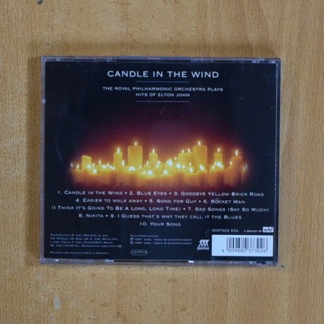 VARIOS - CANDLE IN THE WIND - CD