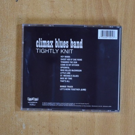 CLIMAX BLUES BAND - TIGHTLY KNIT - CD