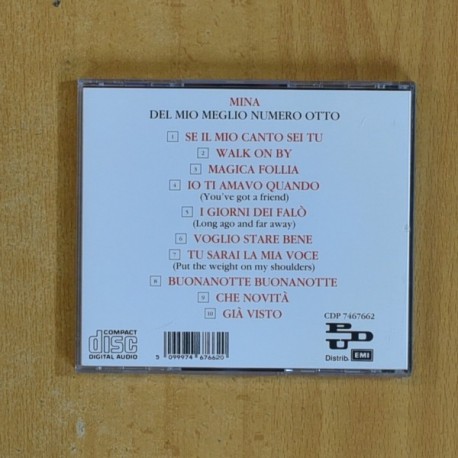 MINA - DEL MIO MEGLIOO NUMERO OTTO - CD