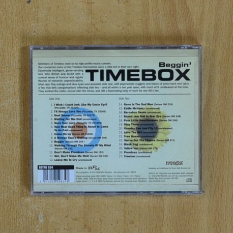 TIMEBOX - TIMEBOX BEGGIN - CD