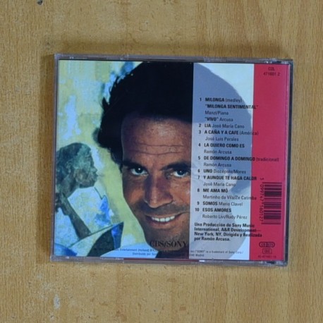 JULIO IGLESIAS - CALOR - CD