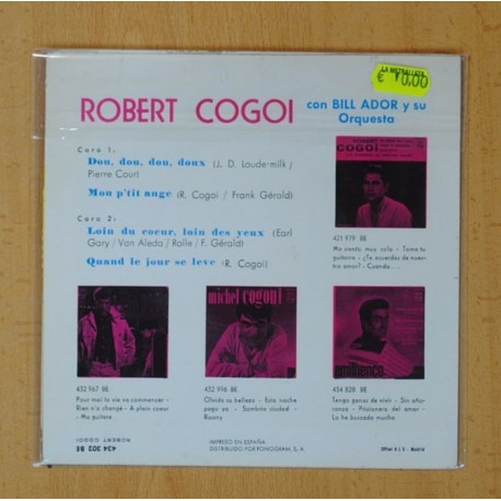 ROBERT COGOI - DOU, DOU, DOU, DOUX + 3 - EP