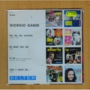 GIORGIO GABER - MAI, MAI, VALENTINA + 3 - EP