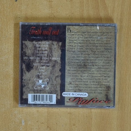 PIGFACE - TRUTH WILL OUT - CD