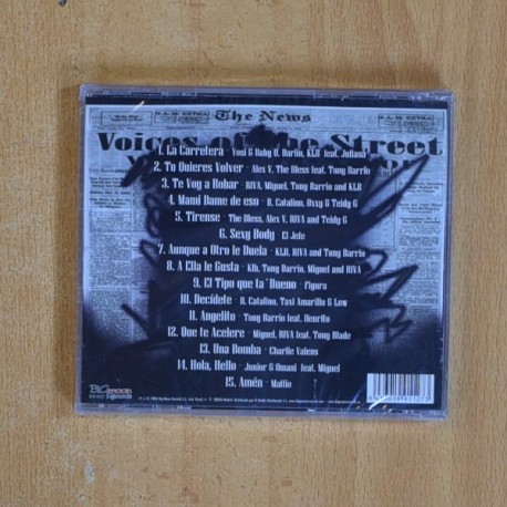 VARIOS - VOCES DE LA CALLE CON SABOR URBANO - CD