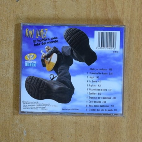 RIKI LOPEZ - EL HOMBRE MAS FELIZ DEL MUNDO - CD